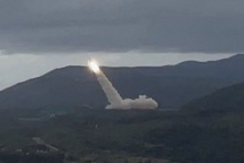 The government-funded National Chung-Shan Institute of Science and Technology  test-fired a missile from its base in Jiupeng in the island’s southernmost county of Pingtung on Tuesday. Photo: CNA