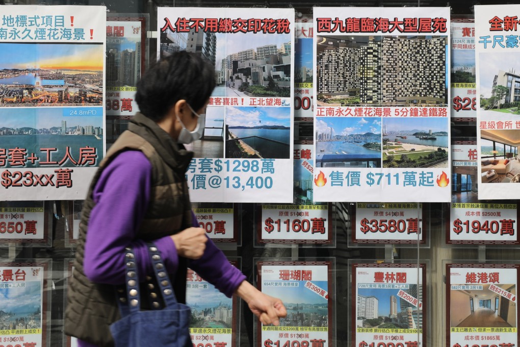 Hong Kong’s residential properties prices have plunged 15.6 per cent in the past year, the steepest decline since 1998. Photo: Xiaomei Chen