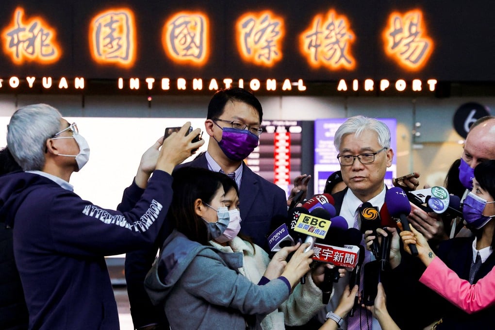 Andrew Hsia says the main aim of his trip is to help Taiwanese people gain their “utmost benefit and treatment from the mainland”. Photo: Reuters
