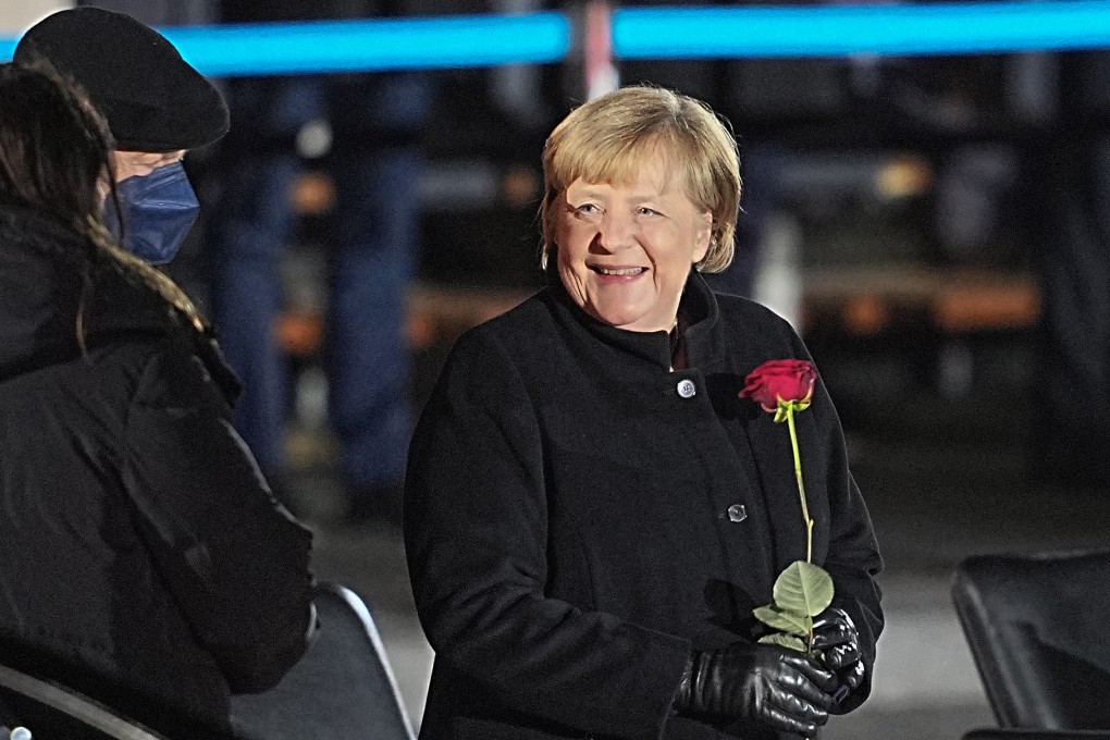 Angela Merkel has been awarded a prize by Unesco for her courage in welcoming refugees to Germany when she was chancellor. Photo: dpa