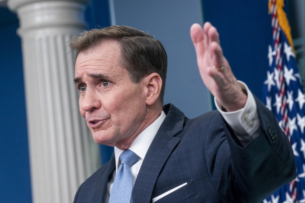 US National Security Council spokesman John Kirby says the balloon incident has not altered the White House’s strategy of seeking strategic competition but not conflict with China. Photo: EPA-EFE