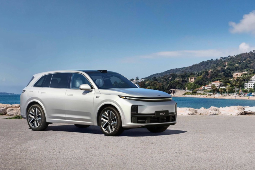 Li Auto’s five-seat electric SUV, the L7, went on sale on Thursday. Photo: Li Auto website