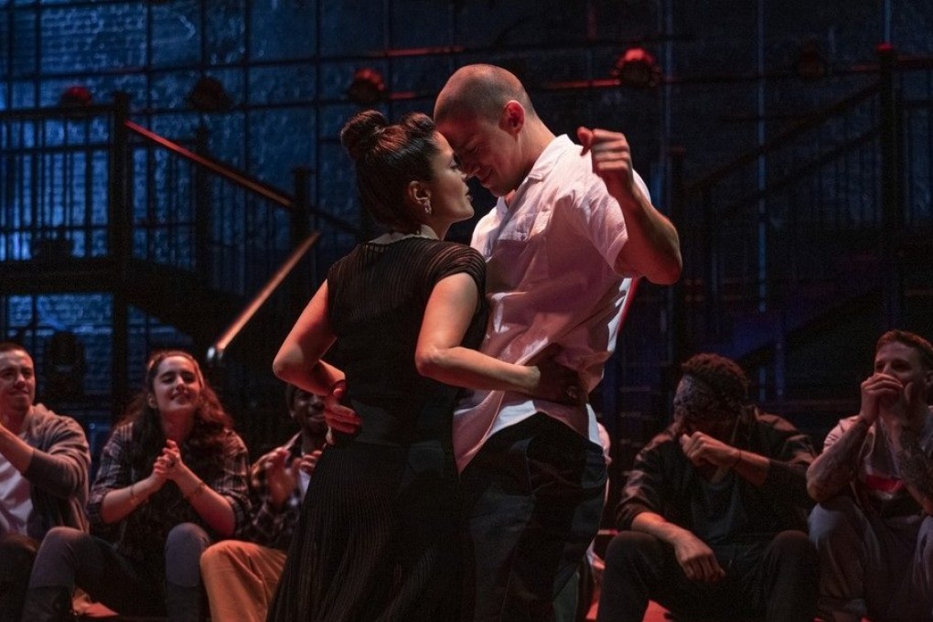 Salma Hayek Pinault as Maxandra (left) and Channing Tatum as Mike in a still from Magic Mike’s Last Dance, directed by Steven Soderbergh.