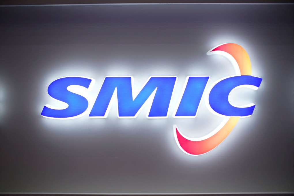 A logo of SMIC seen at the China International Semiconductor Expo in Shanghai in October 2020. Photo: Reuters