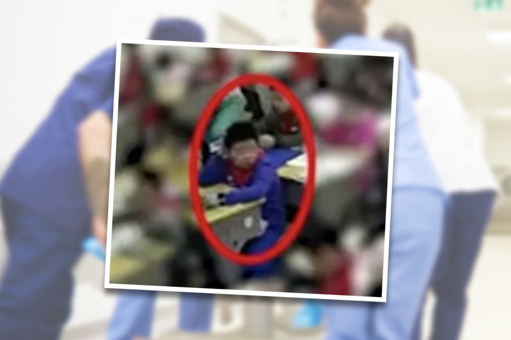 An eight-year-old Chinese boy died shortly after his teacher ignored his numerous pleas for help in a classroom. Photo: SCMP composite