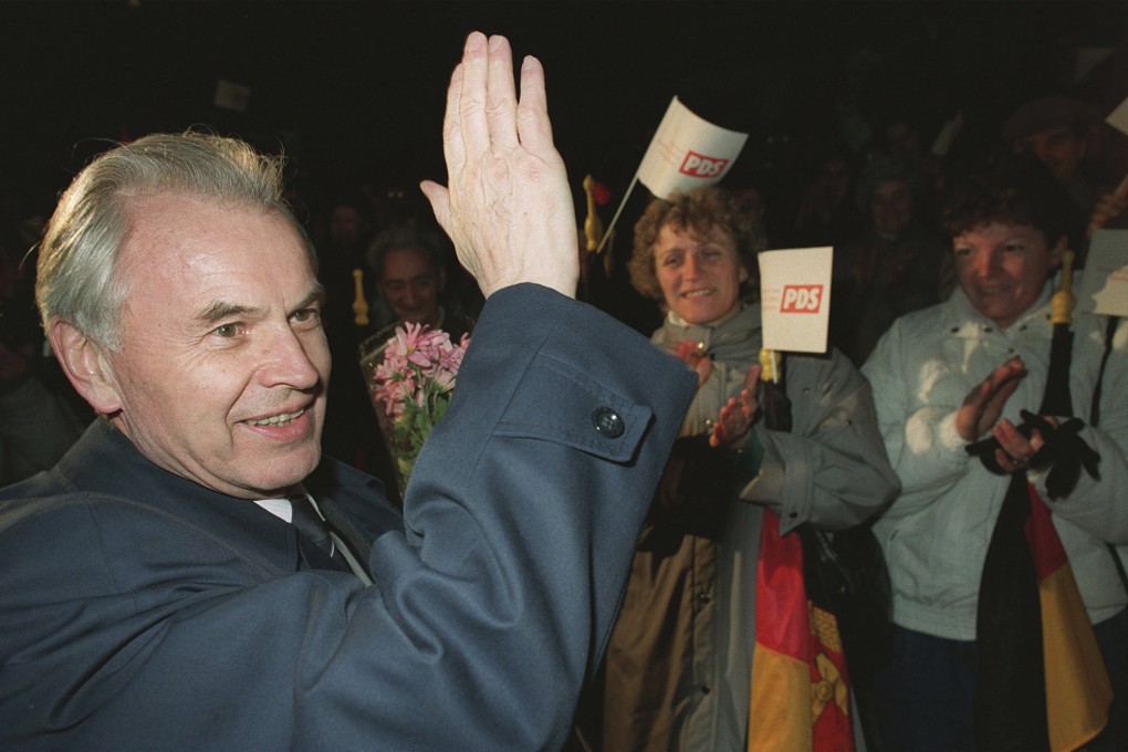 Modrow, a reform-minded communist, took over East Germany shortly after the Berlin Wall fell and later invited opposition forces into the government, but could not slow the gathering momentum for German reunification. Photo: AP