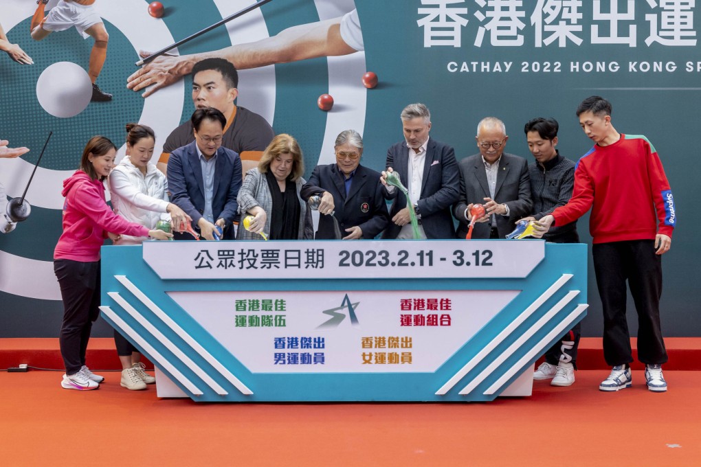 According to Gunilla Lindberg (fourth from left), holding the ANOC Assembly is an opportunity to show the world how far Hong Kong sports have progressed. Photo: SF&OC