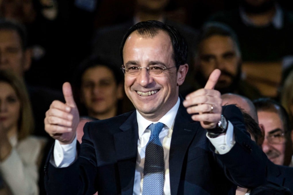 Cyprus’ new president-elect Nikos Christodoulides. Photo: AFP