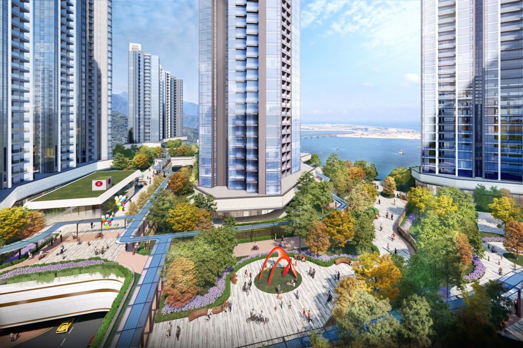 The tender for the first phase of the Oyster Bay project includes a residential area of about 1.25 million sq ft that could provide up to 1,900 housing units, and a shopping centre. Photo: SCMP Handout