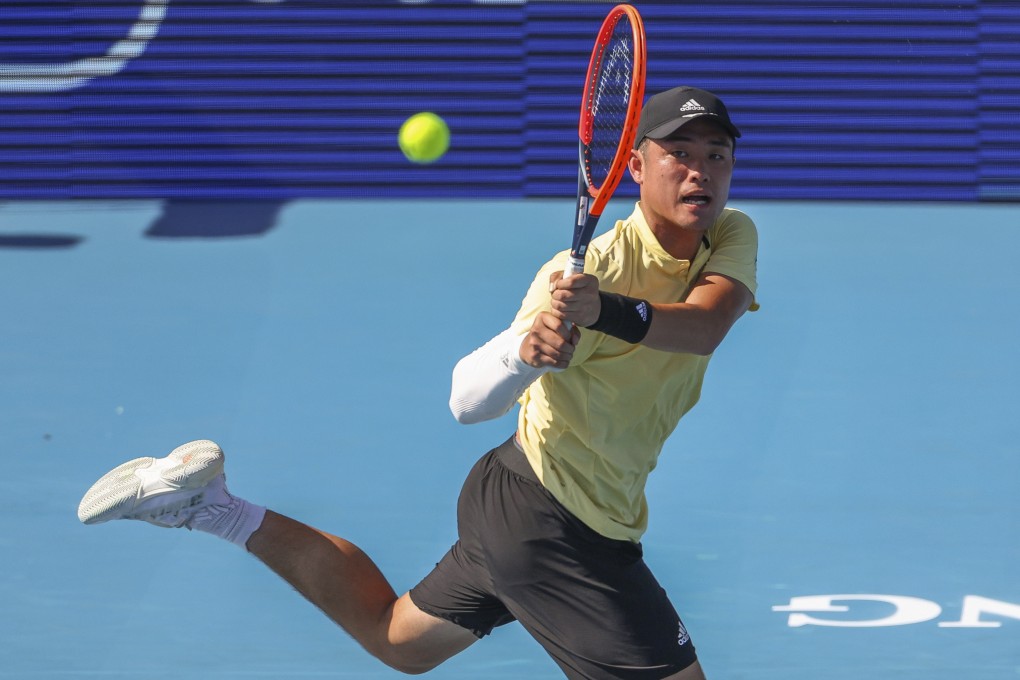 China’s Wu Yibing has climbed to 58th in the latest ATP Tour singles rankings. Photo: AP
