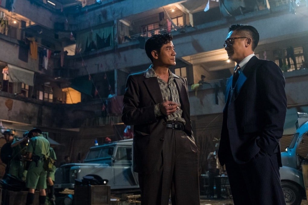 Aaron Kwok (left) and Tony Leung Chiu-wai in a still from Where the Wind Blows (category IIB; Cantonese), directed by Philip Yung Tsz-kwong, based on the true-life stories of two notoriously corrupt Royal Hong Kong Police officers.