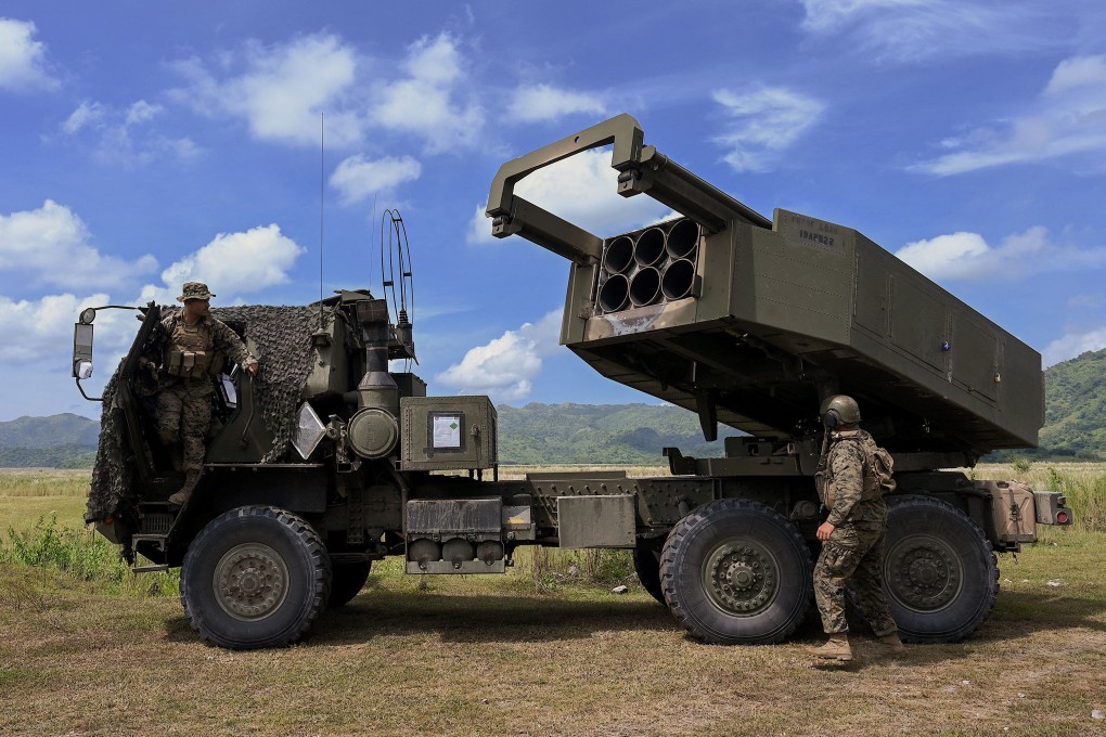 US officers with a M142 HIMARS during an exercise with the Philippines in 2022. Photo: AFP