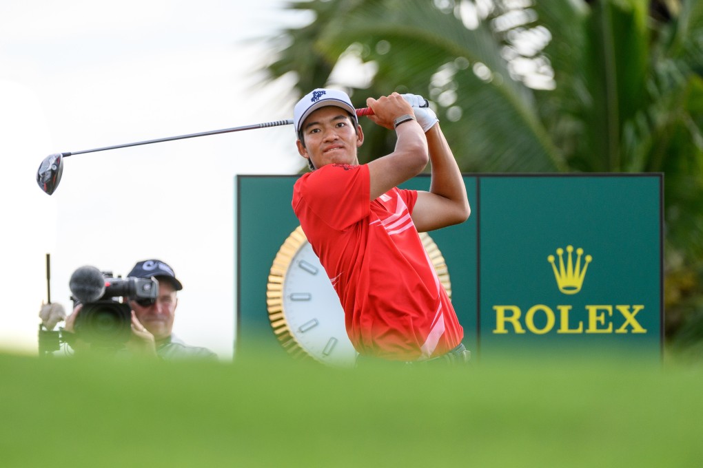 Taichi Kho played his first big event as a professional golfer in the Singapore Classic last week. Photo: AAC