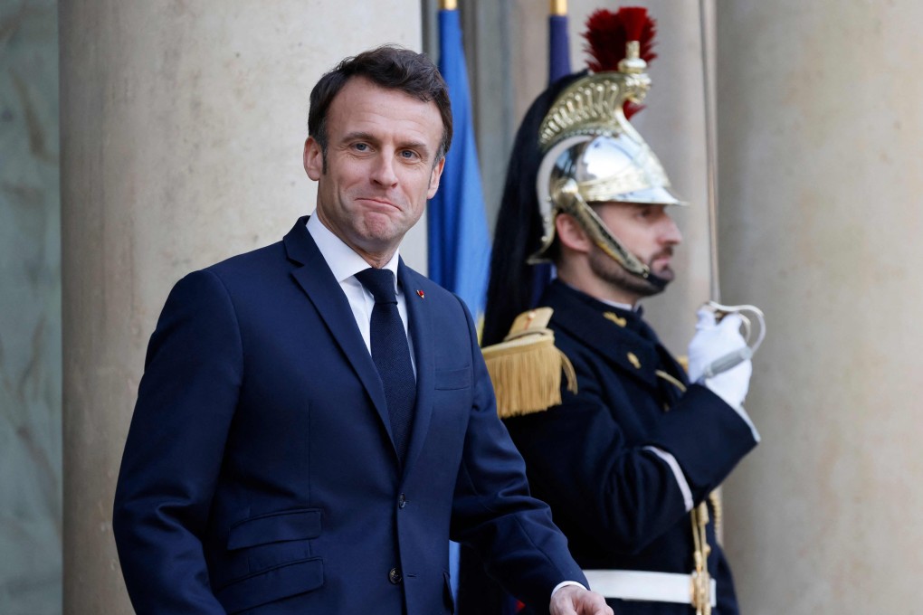 President Emmanuel Macron of France is expected to visit Beijing in April. Photo: AFP/dpa