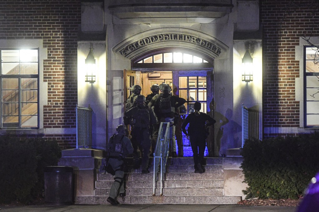 Two Chinese students are being treated for non-life-threatening injuries after Monday’s shooting rampage at Michigan State University, according to China’s consulate in Chicago. Photo: AP