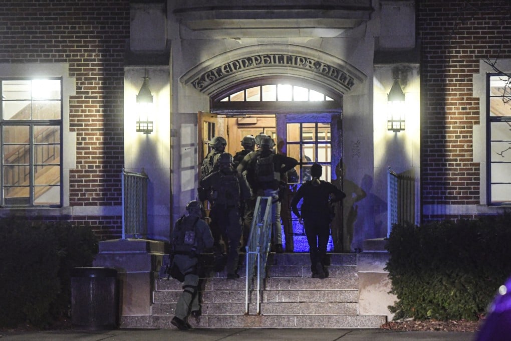 Two Chinese students are being treated for non-life-threatening injuries after Monday’s shooting rampage at Michigan State University, according to China’s consulate in Chicago. Photo: AP