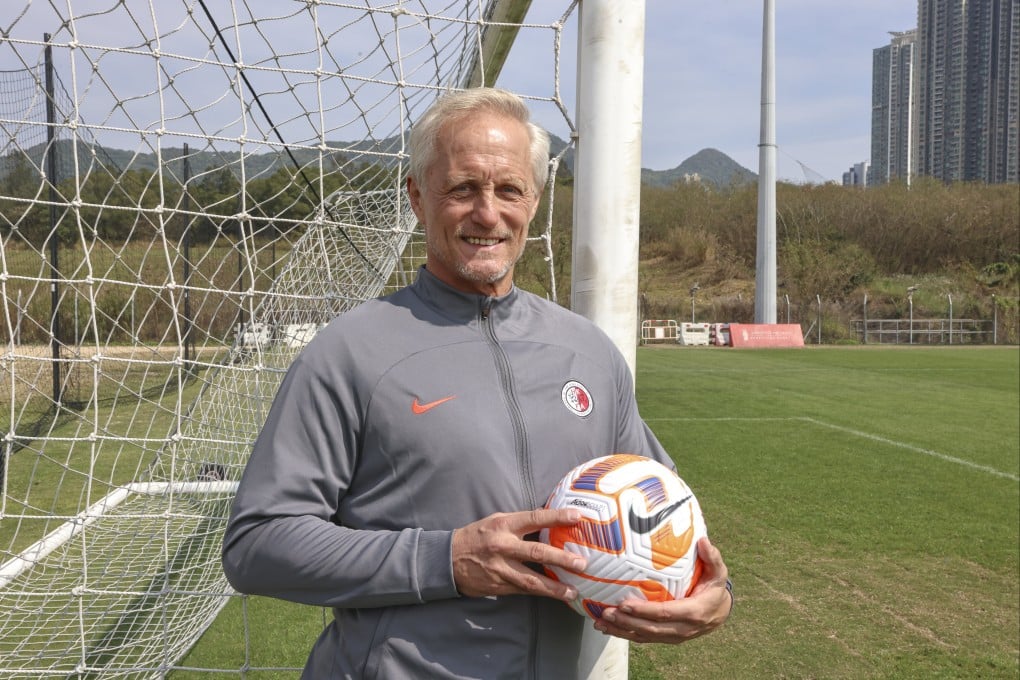 Hong Kong national football team head coach Jorn Andersen at the Jockey Club HKFA Football Training Centre in Tseung Kwan O. Photo: K. Y. Cheng