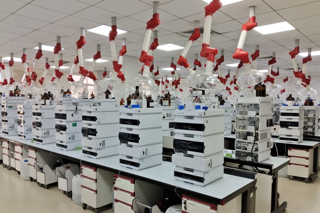 A laboratory at HEC Health’s cordyceps research center in Dongguan, Guangzhou province. Photo: Handout