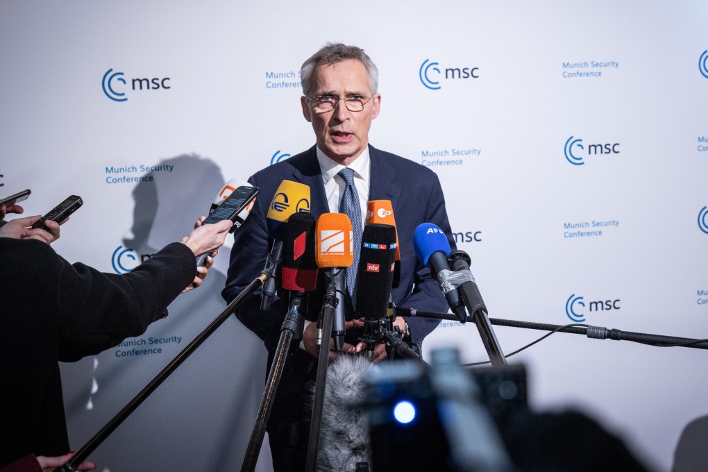 Nato Secretary General Jens Stoltenberg at the 59th Munich Security Conference in Germany on Friday. Photo: Nato / dpa