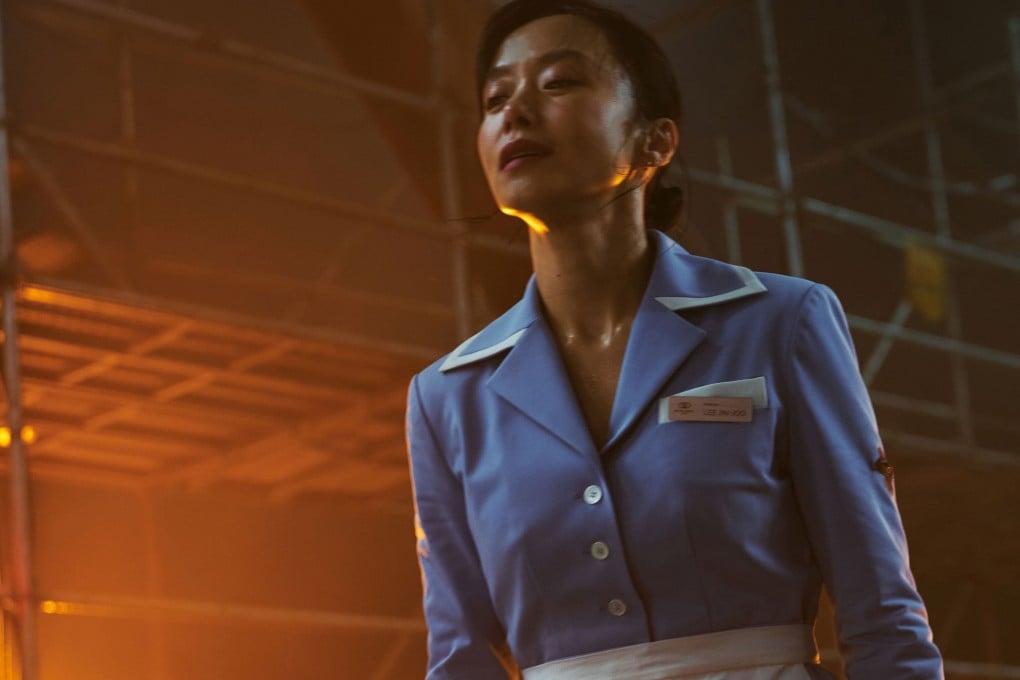 Jeon Do-yeon in a still from Kill Boksoon, an action film directed by Byun Sung-hyun in which she plays a ruthless assassin who hides her professional life from her teenaged daughter. Photo: No Ju-han/Netflix.