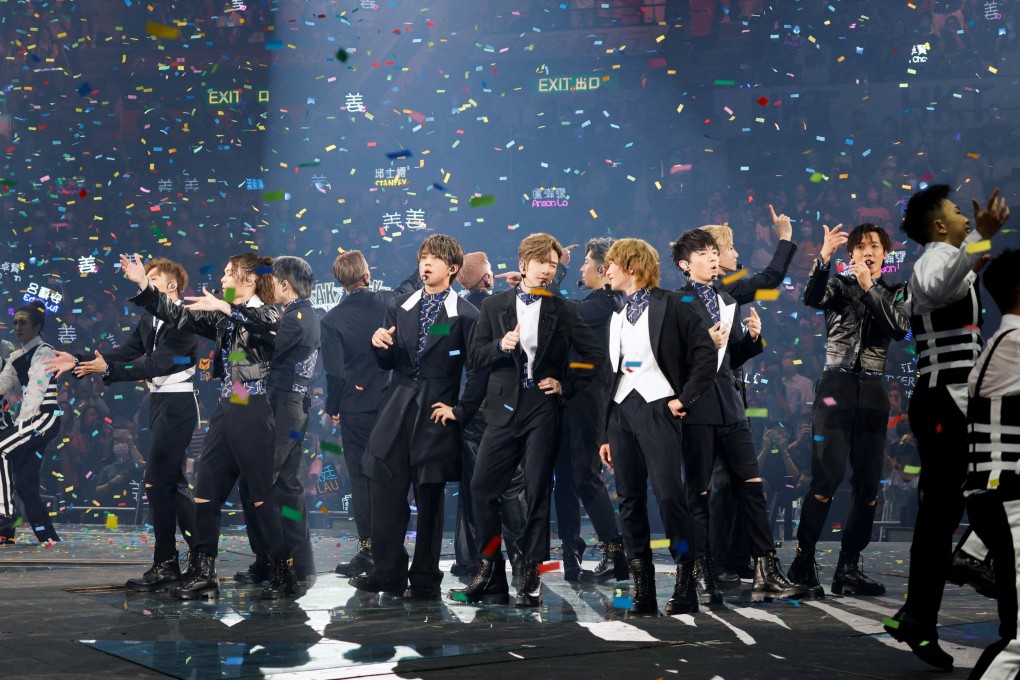 Boy band Mirror performing at a concert last year. Photo: Reuters