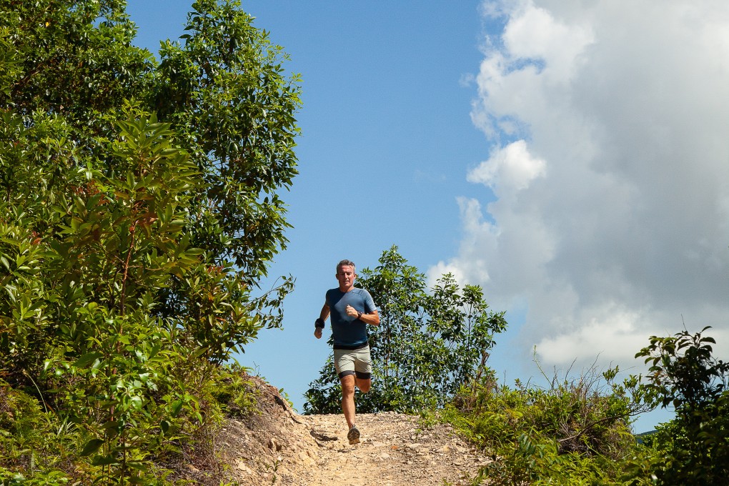 Jo Lodder training for the ‘5in5’ - He is the first to attempt all five of Hong Kong’s major trails in just five days. Photo: Beatrix Malan/www.tmstudiohk.com