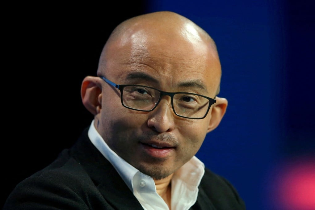 This file photo shows Bao Fan, founder and chairman of China Renaissance, speaking at a conference in Laguna Beach, California in October 2016. Photo: Reuters