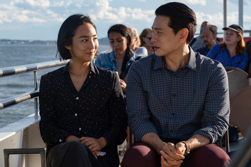 Greta Lee (left) and Teo Yoo in a still from Past Lives, directed by Celine Song. Photo: Jon Pack.