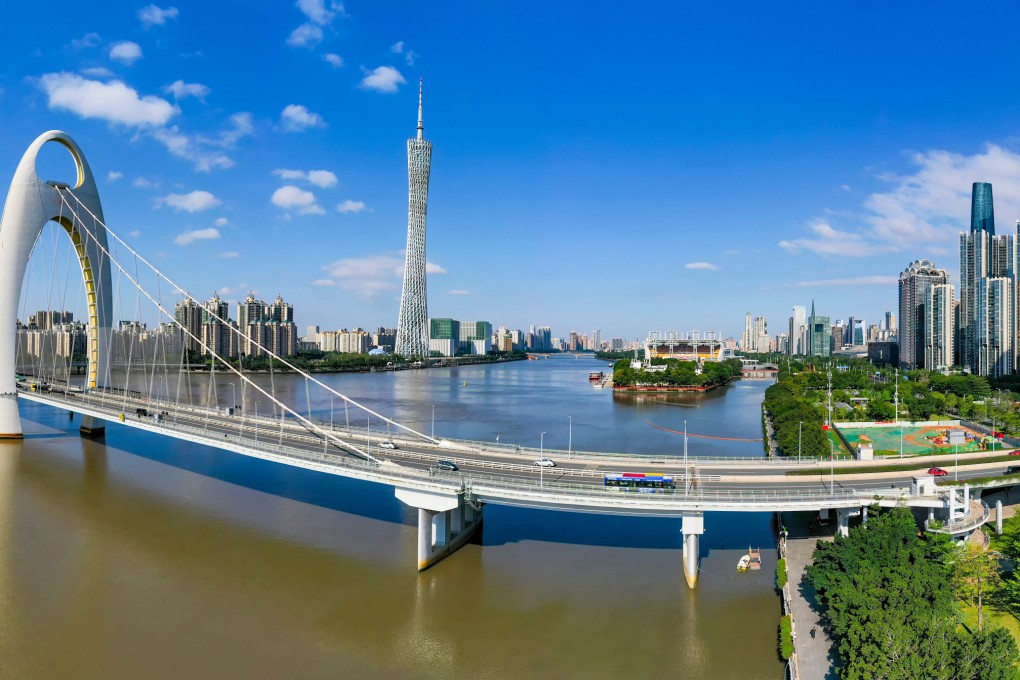 A bird’s-eye view of Guangzhou, capital of southern Guangdong province. Photo: Shutterstock