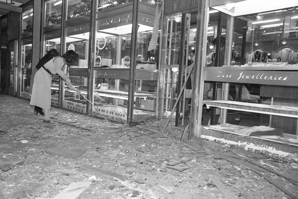 A home-made bomb exploded in Tsim Sha Tsui’s Ocean Terminal in Hong Kong in 1981, injuring 23, five seriously, in what was described as the worst such incident since the 1967 riots. Photo: Sam Chan