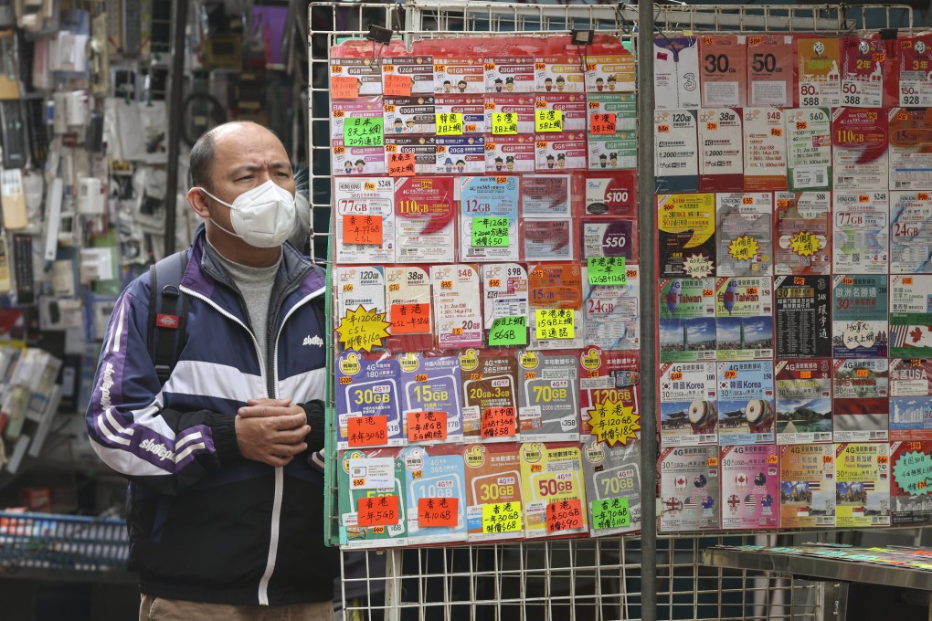 All SIM cards must be registered with a real name, date of birth and Hong Kong Identity Card number, according to the new regulation. Photo: Edmond So