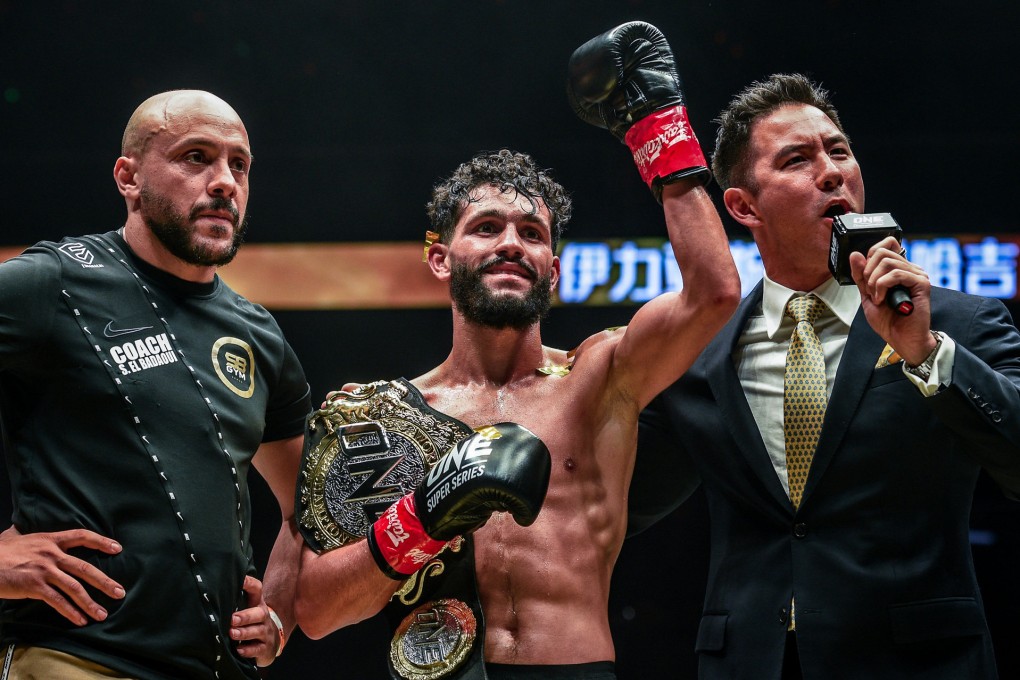 ONE flyweight kickboxing champion Ilias Ennahachi. Photo: ONE Championship.