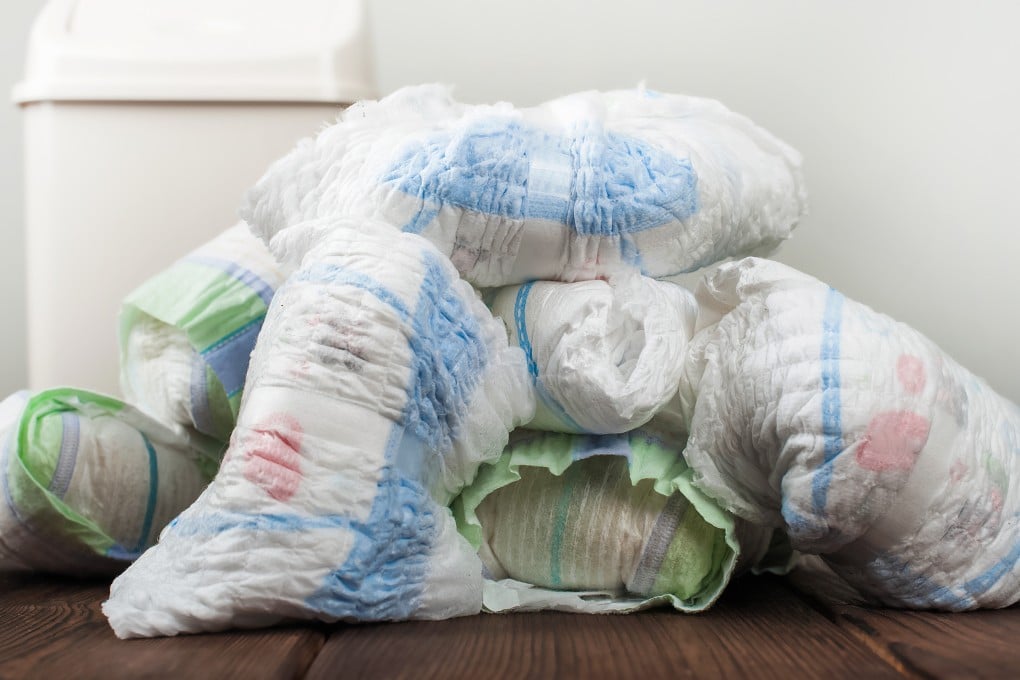 Nearly half of the Japanese nurseries surveyed said they gave parents the soiled nappies so they could monitor their child’s health. Photo: Shutterstock