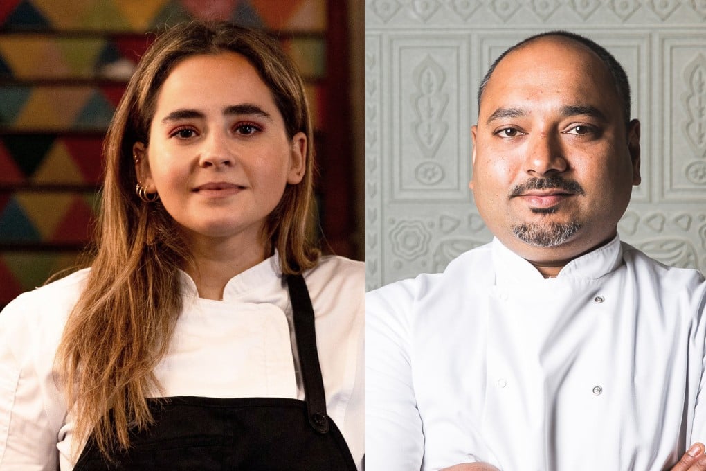 Chefs Teya Mikhael and Palash Mitra of Maison Libanaise and New Punjab Club, two restaurants in Hong Kong, helped raise HK$70,000 (US$8,900) for victims of the earthquakes in Turkey and Syria by staging a four-hands dinner. Photo: Black Sheep Restaurants