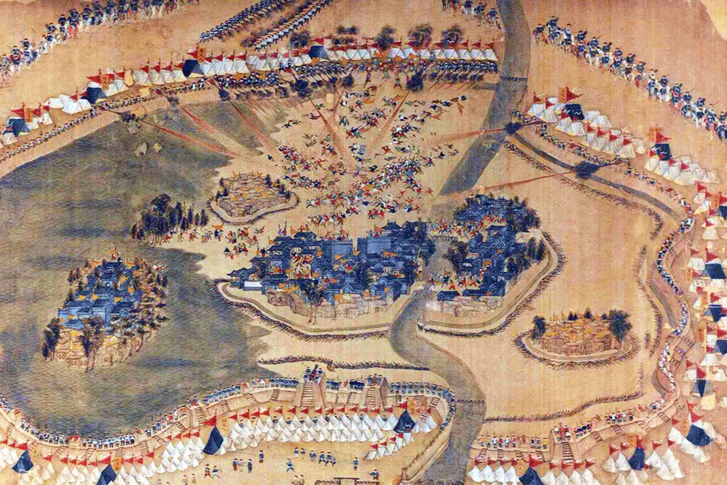 A tapestry of the Taiping Rebellion, a widespread civil war in southern China from 1850 to 1864, led by heterodox Christian convert Hong Xiuquan, who claimed to be Jesus Christ’s younger brother. Photo: Getty Images