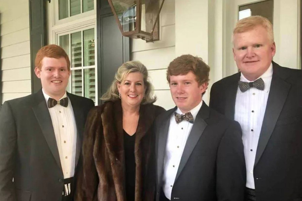 Alex Murdaugh (right) with his wife Maggie and sons Buster (left) and Paul in an old family photo. Photo: Facebook