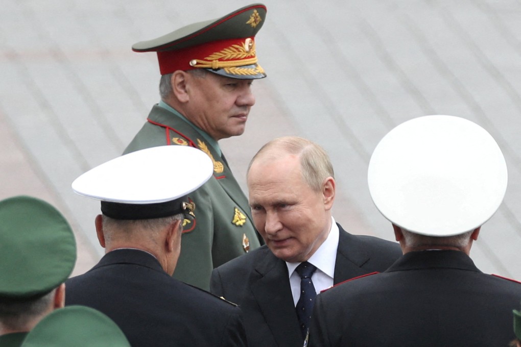 Russian President Vladimir Putin and Defence Minister Sergei Shoigu in Moscow in June. Photo: Reuters