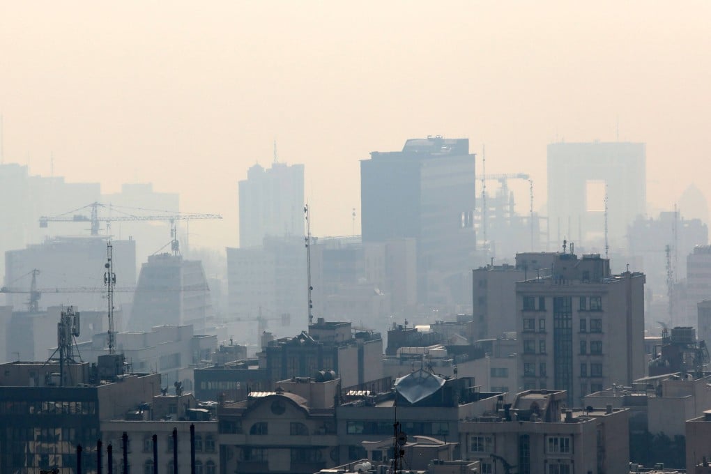 Air pollution in the Iranian capital Tehran on January 28, 2023. Photo: AFP