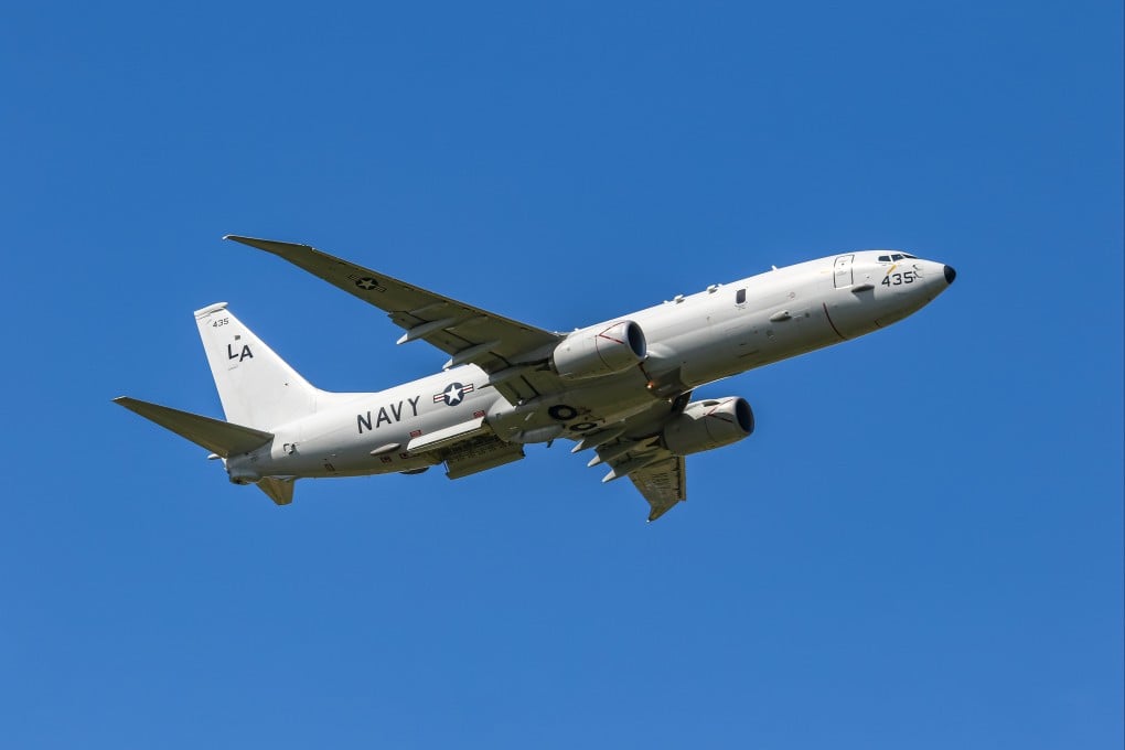 A US Navy reconnaissance plane flew through the Taiwan Strait on Monday in what the US called a “commitment to a free and open Indo-Pacific”. Photo: Shutterstock Images