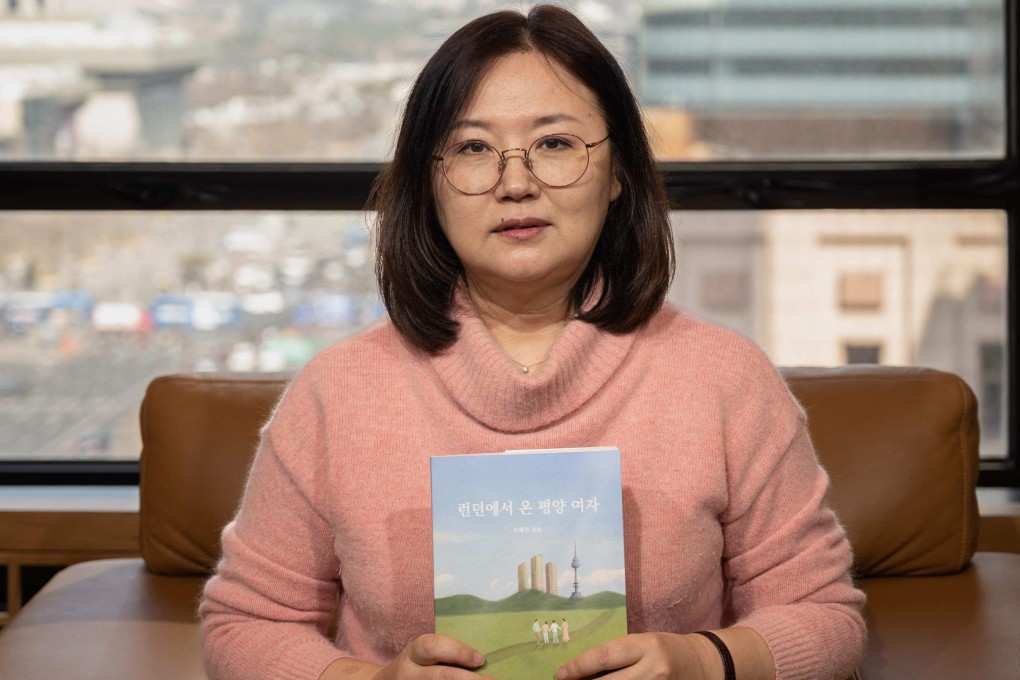 North Korean defector Oh Hye Son, who recently published a Korean-language memoir on how she and her husband Thae Yong Ho, then deputy ambassador at North Korea’s London embassy, defected in 2016. Photo: AFP