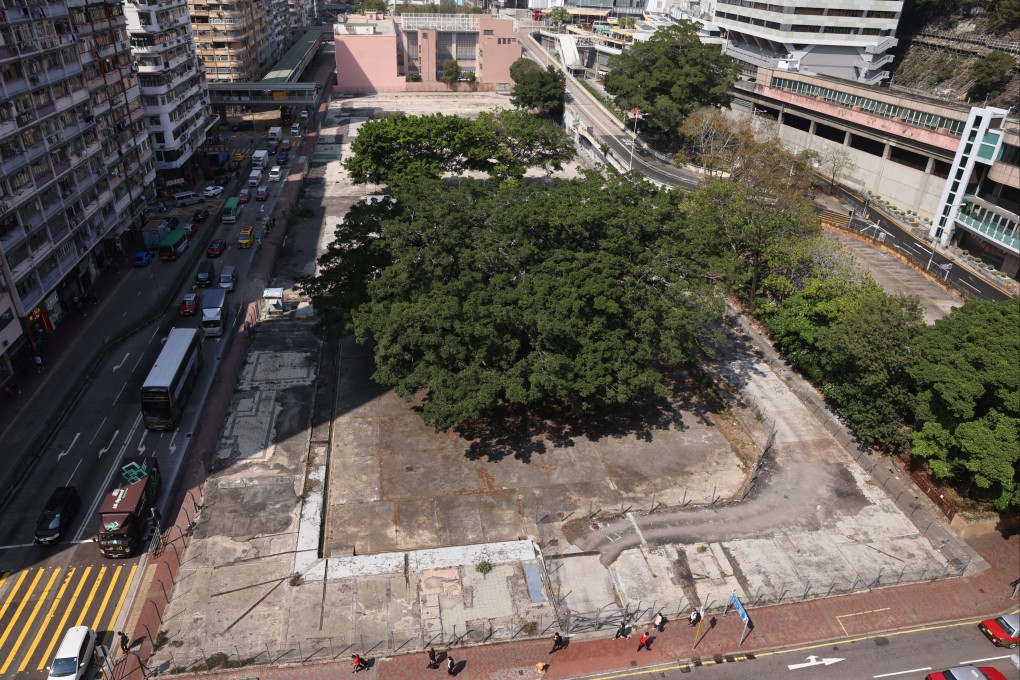 The parcel at the junction of Sai Yee Street and Argyle Street in Mong Kok, which will be the site of the second-tallest building in Kowloon, according to Sun Hung Kai Properties. Photo: K. Y. Cheng
