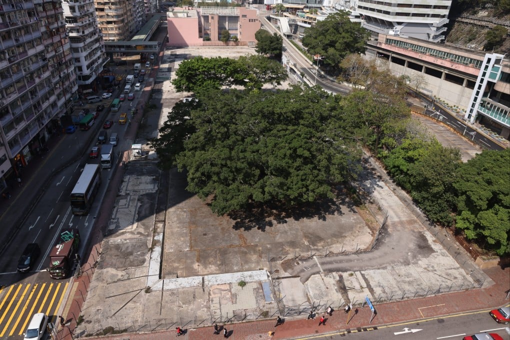 The parcel at the junction of Sai Yee Street and Argyle Street in Mong Kok, which will be the site of the second-tallest building in Kowloon, according to Sun Hung Kai Properties. Photo: K. Y. Cheng