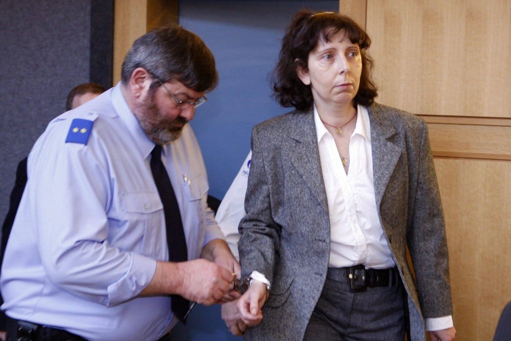 Genevieve Lhermitte in 2008, at the start of her murder trial. File photo: AFP
