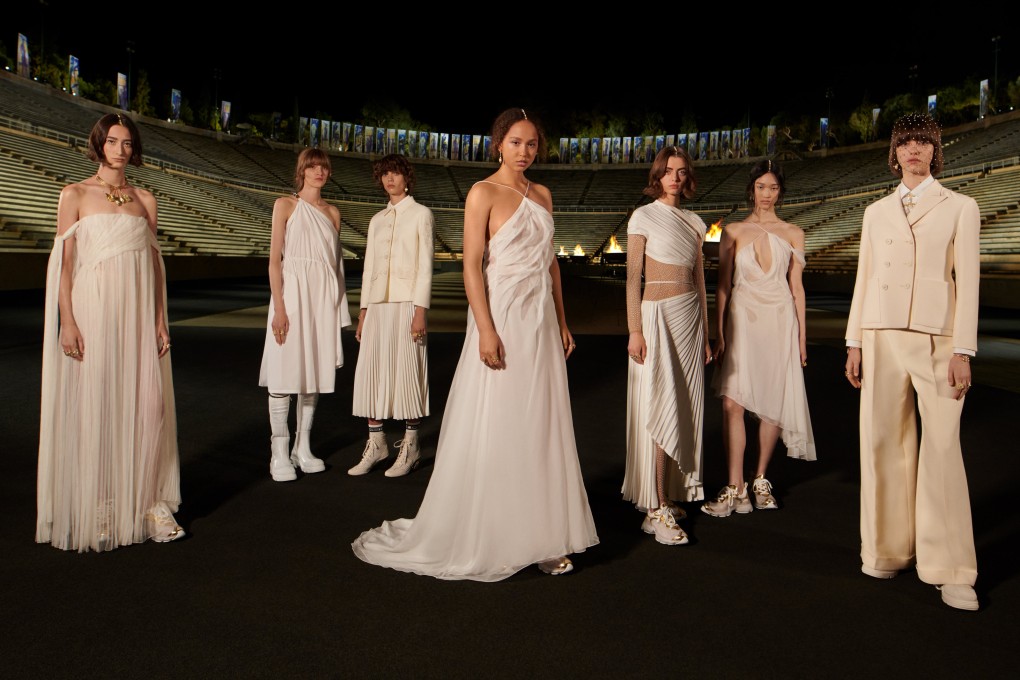 Models in the Dior Cruise show held in Athens, Greece, in June 2021. The Greek capital’s reputation as a couture hub is rising.