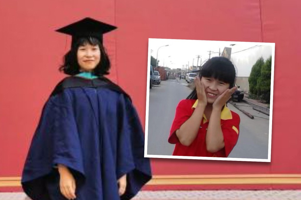 Xiaoxiao says her life changed one day in 2011 when a stranger told her: “You are smart, and you should receive more education.” Photo: SCMP composite/Douyin