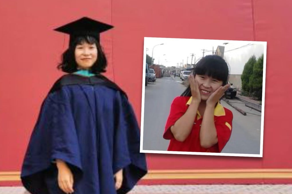 Xiaoxiao says her life changed one day in 2011 when a stranger told her: “You are smart, and you should receive more education.” Photo: SCMP composite/Douyin