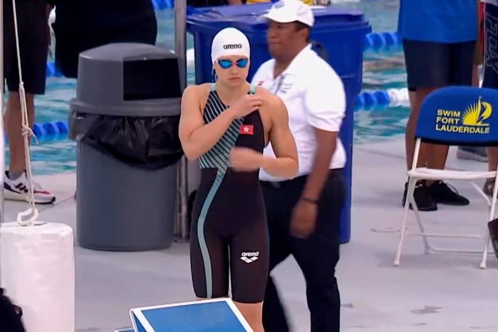 Siobhan Haughey was third in both the 200m freestyle and 50m breaststroke at the Pro Swim Series in Florida. Photo: Screenshot