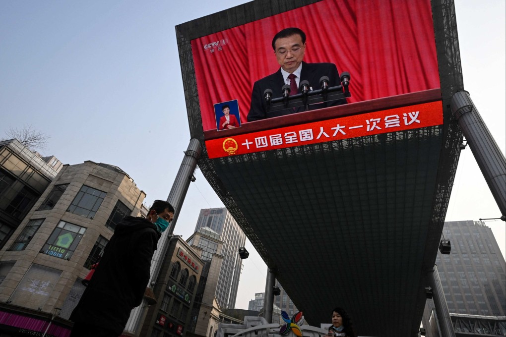 Premier Li Keqiang delivers his final work report to the National People’s Congress on Sunday. Photo: AFP