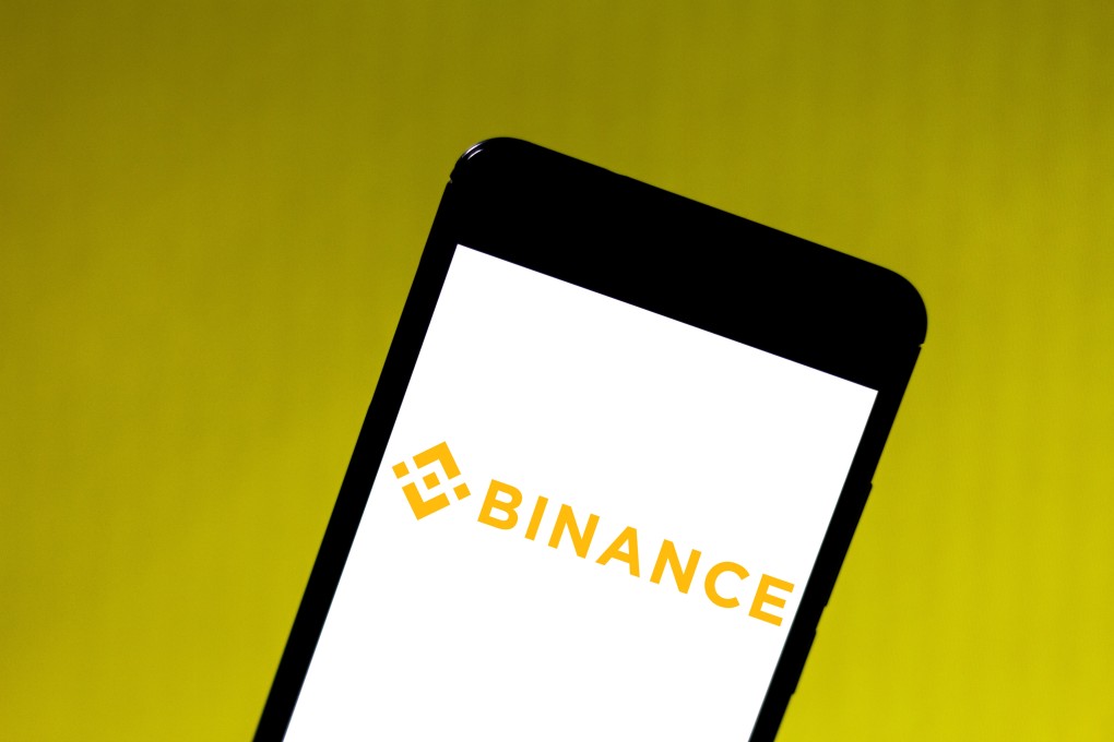 The Binance logo is seen on a smartphone on May 24, 2019. Photo: LightRocket via Getty Images