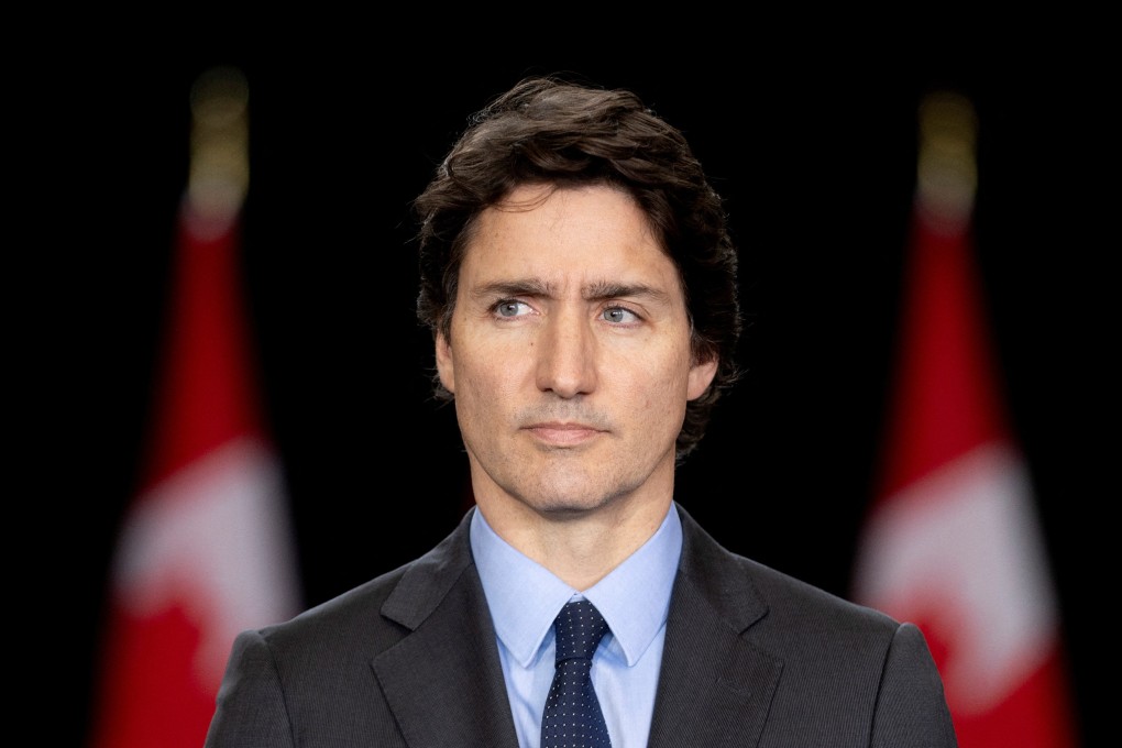 Canada’s Prime Minister Justin Trudeau speaks at Fort York Armoury in Toronto in February. Photo: Reuters